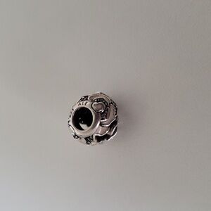 Authentic Pandora Charm Enamel Pink Delicate Rose